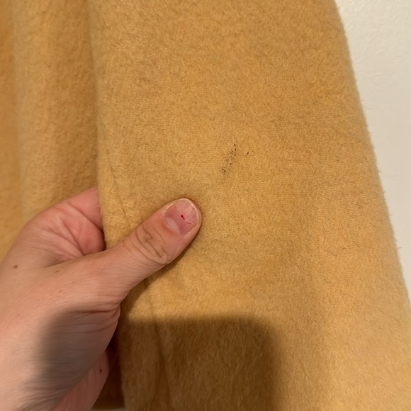 Vintage Pendleton Merino Wool Yellow Cropped Womens Jacket Large - Picture 6 of 8